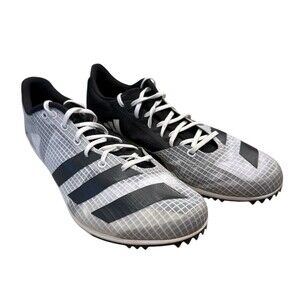 Adidas Distancestar Size 10.5 Mens GX6682‎  Track Spikes White Black Running